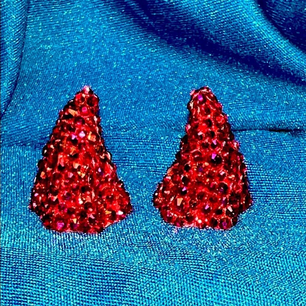 Bejeweled Crystal Pav Devil Horns View 4
